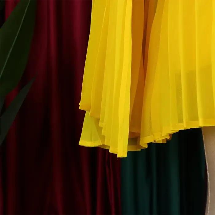 Robe en mousseline de soie pour femmes