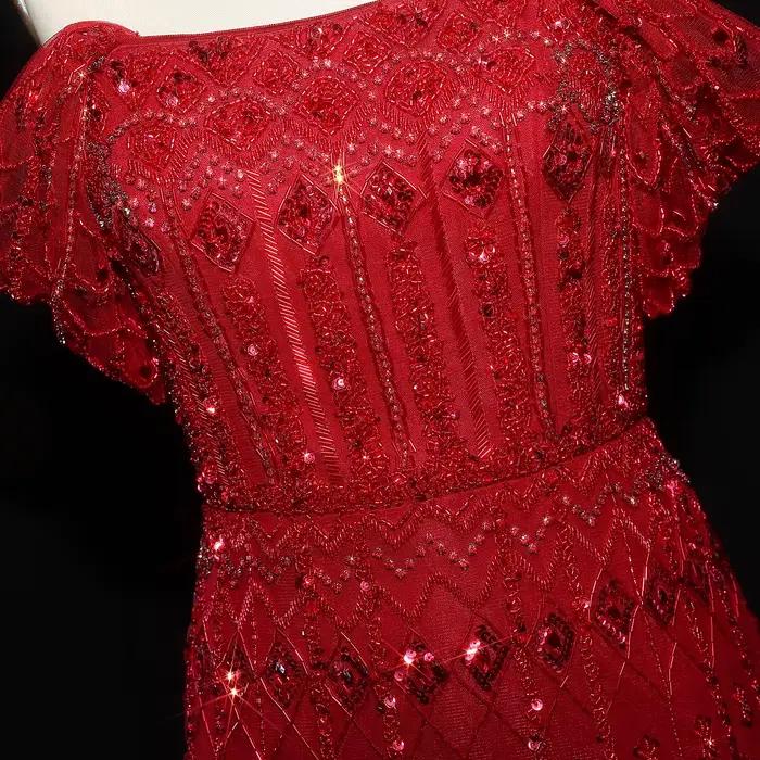 Sharon Said arabe blanc luxe dubaï sirène robe de soirée avec mancherons 2026 pour les femmes robes