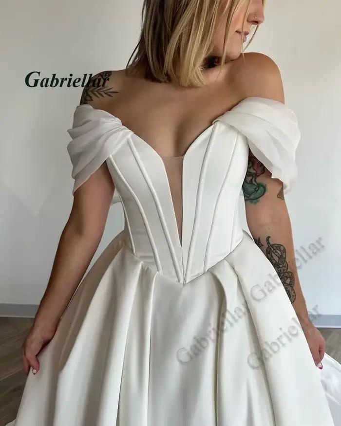 Gabriellar glamour robe De mariée sans bretelles