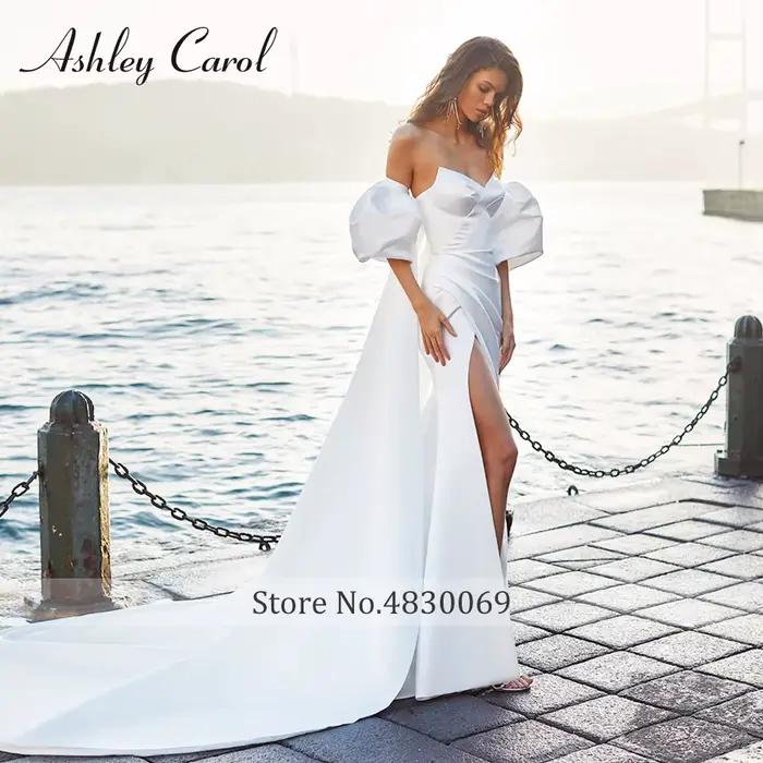 Ashley Carol – robe De mariée sirène en Satin