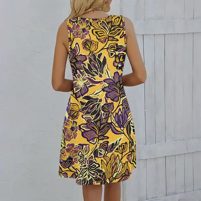 Robe d'été sans manches pour femmes