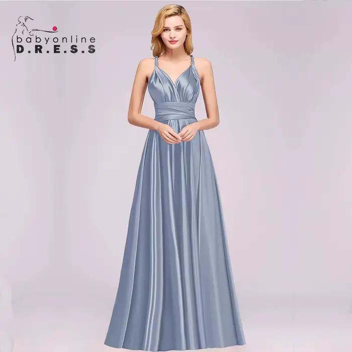 Robe de soirée moderne avec train de cour polyester satinée pour femmes âgées de 25 à 34 ans occasions spéciales soirée officielle élégante à offrir