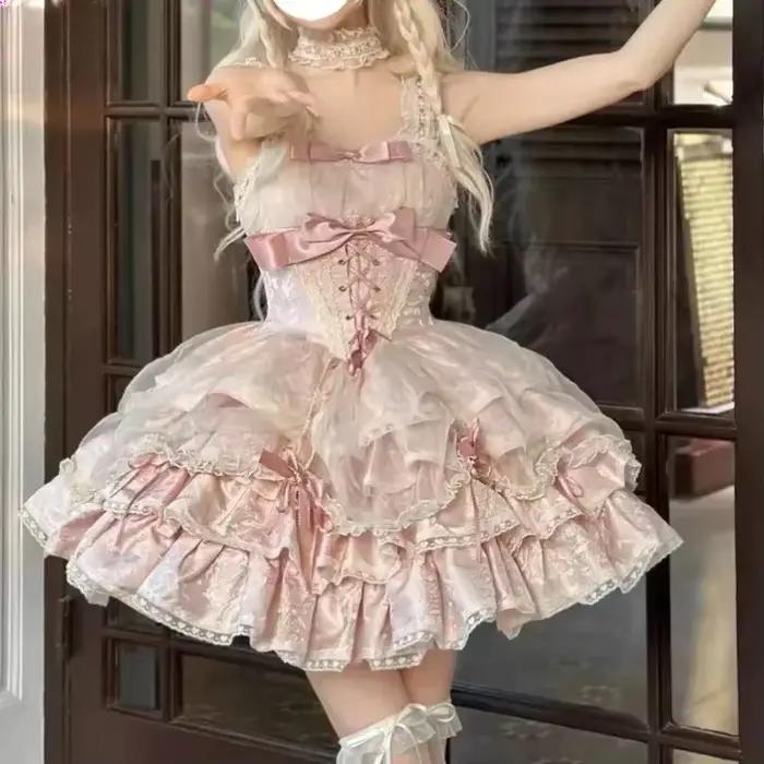 Robe Lolita Jsk Gothique pour Femme