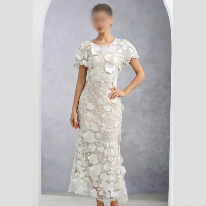 Robe de soirée de mariage personnalisée et exquise pour banquet