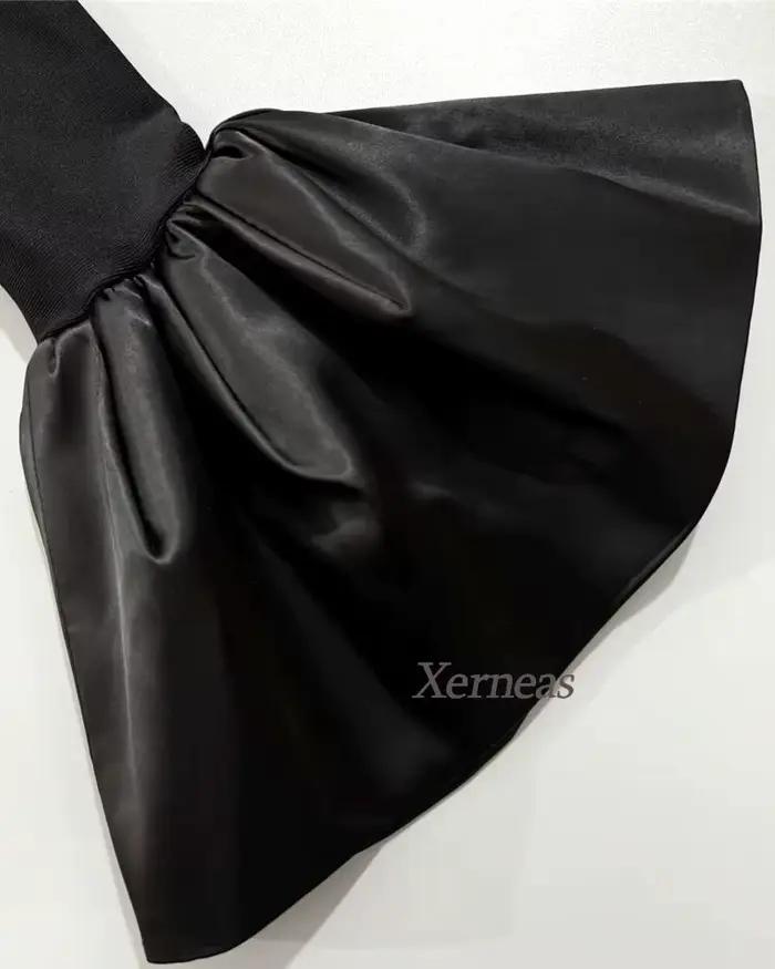Robes de soirée personnalisées à col carré pour femmes