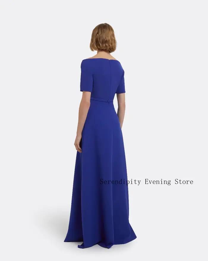 Robes de soirée élégantes personnalisées bleu marine pour la mère de la mariée