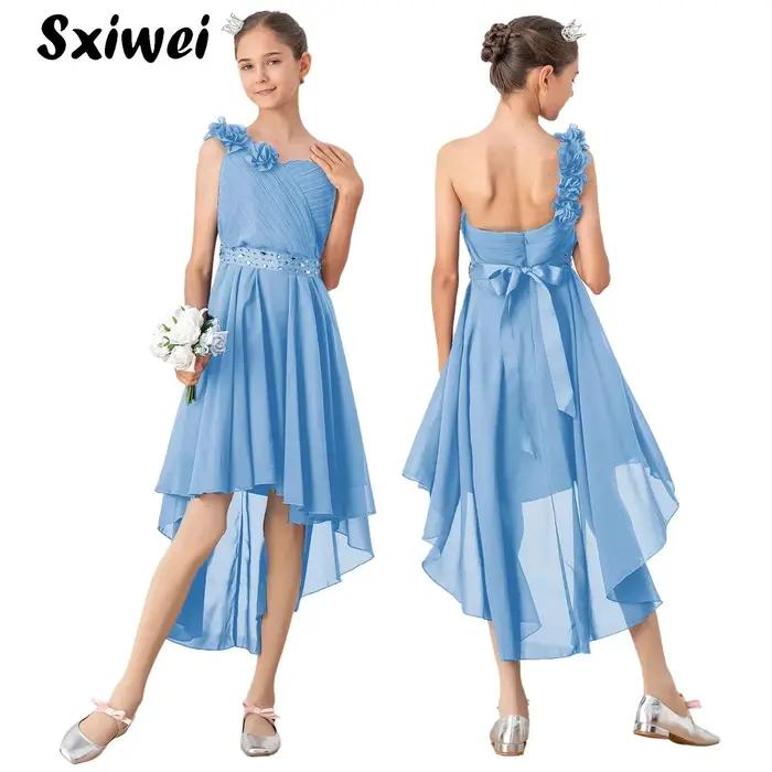 Robe de demoiselle d'honneur de mariage pour filles