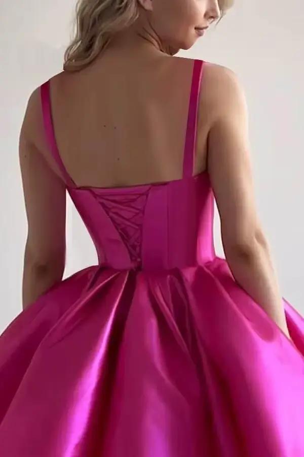 Robes de soirée en satin pour adolescentes