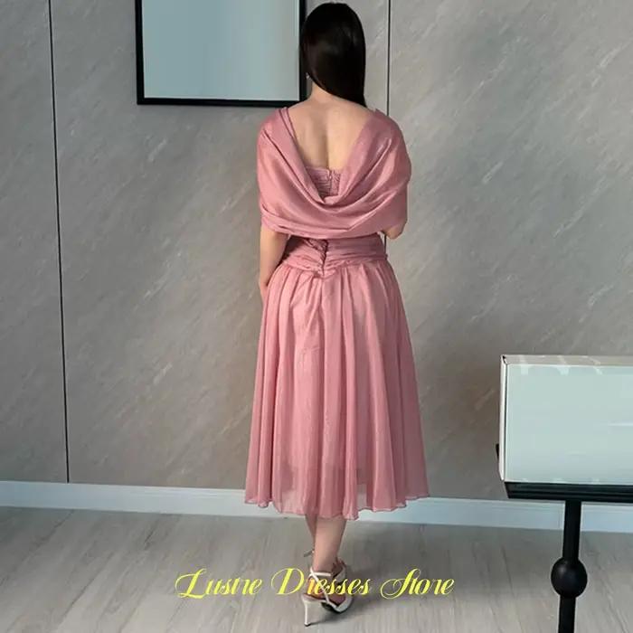 Robe de soirée simple en organza