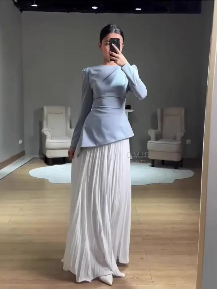 Abaya – Robe de soirée plissée pour femmes