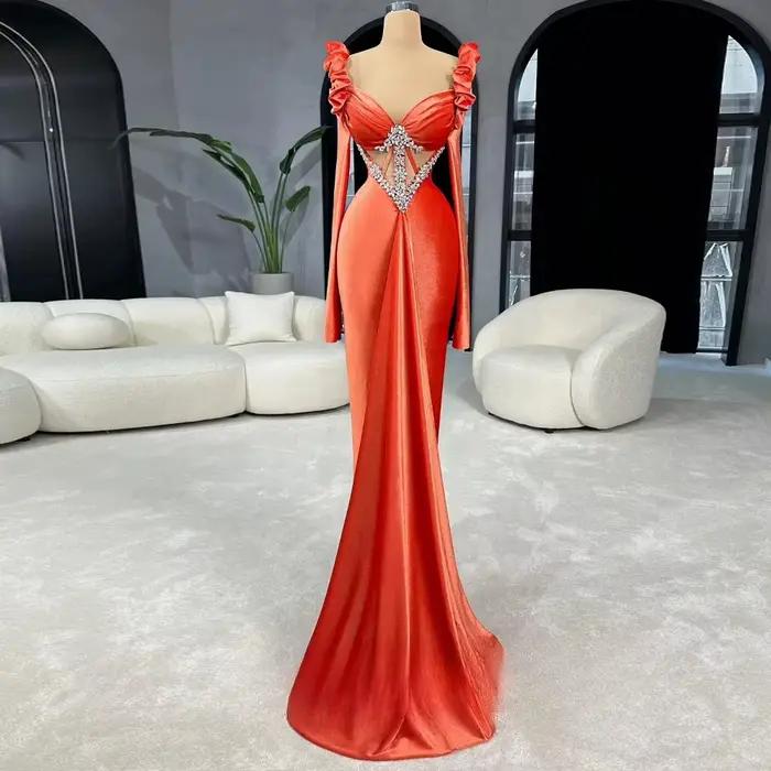 Robe de soirée sirène élégante pour femme