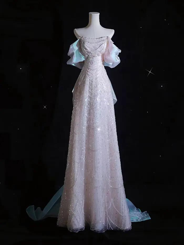 Robe de soirée style français