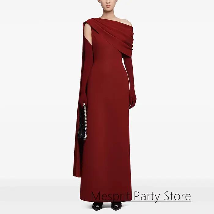 Robe de soirée bordeaux Simple