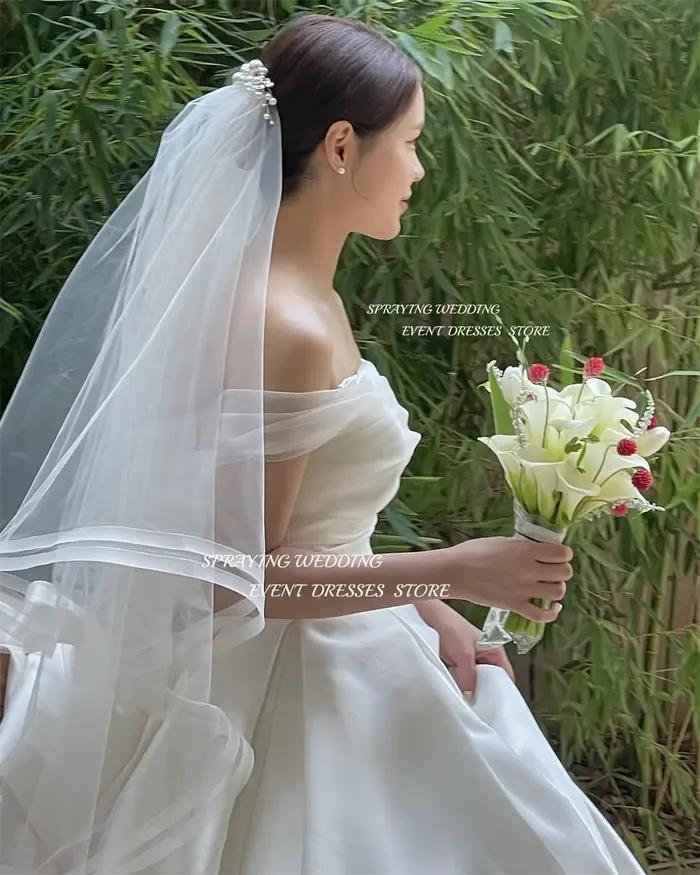 SPRAYING – Robe de mariée en Satin