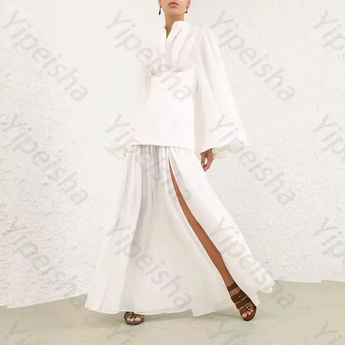 Robe de soirée élégante à manches longues
