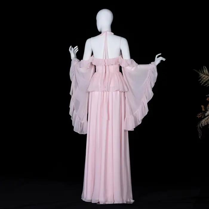 Robe de soirée sirène à manches longues Sharon Said – Soldes finales