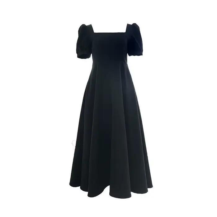 Robe de Soirée Élégante à Manches Courtes pour Femme