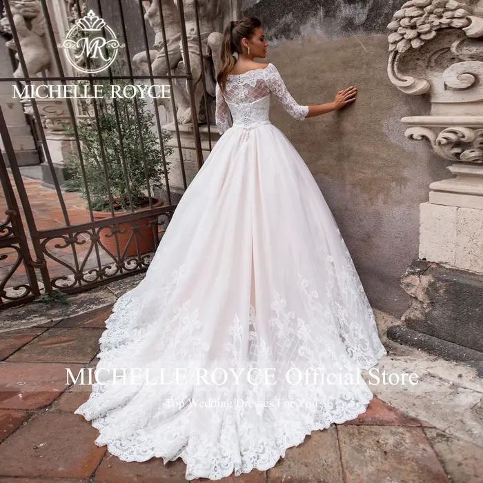 Michelle Royce robe De bal robes De mariée pour femme avec veste chérie Appliques