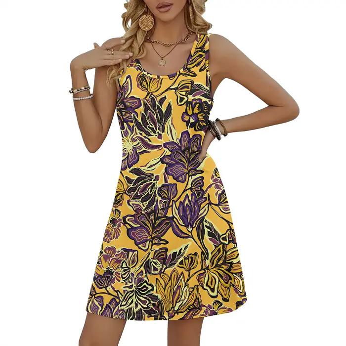 Robe d'été sans manches pour femmes