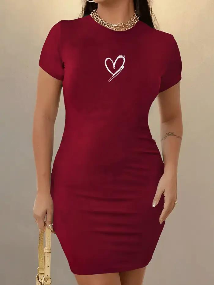 Mini robe à manches courtes pour femmes