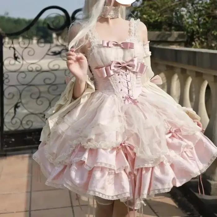 Robe Lolita Jsk Gothique pour Femme