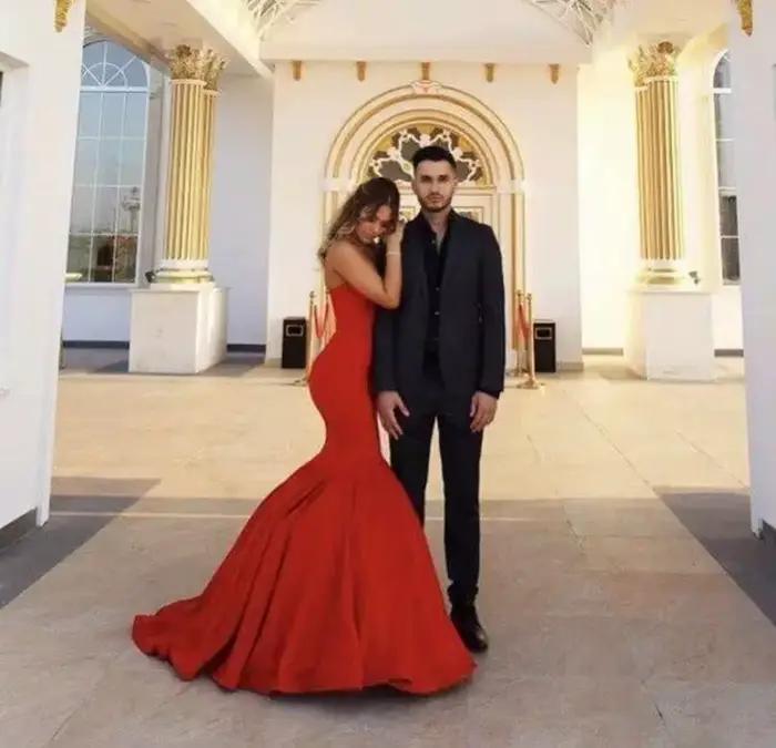 Robes de Soirée Sirène Rouges 2026 pour Femmes