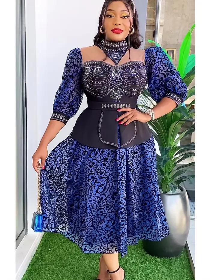 Robes de soirée africaines grande taille pour femmes 2026 – Nouvelle collection Dashiki Ankara – Tenue