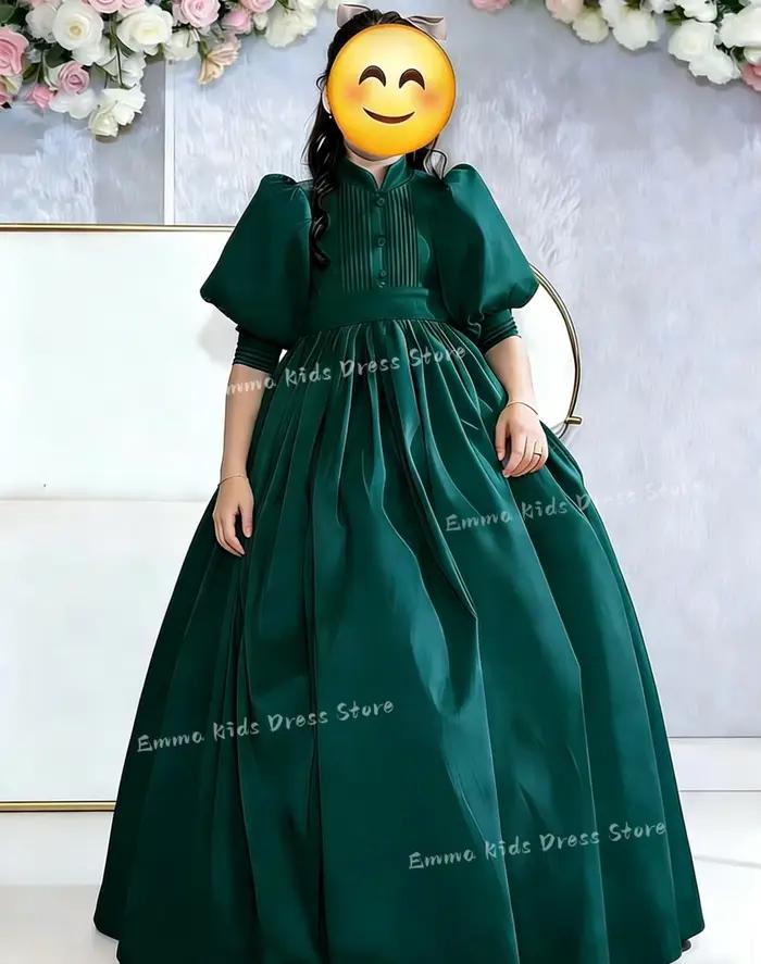 Robe de demoiselle d'honneur élégante personnalisée avec nœud en dentelle brodée