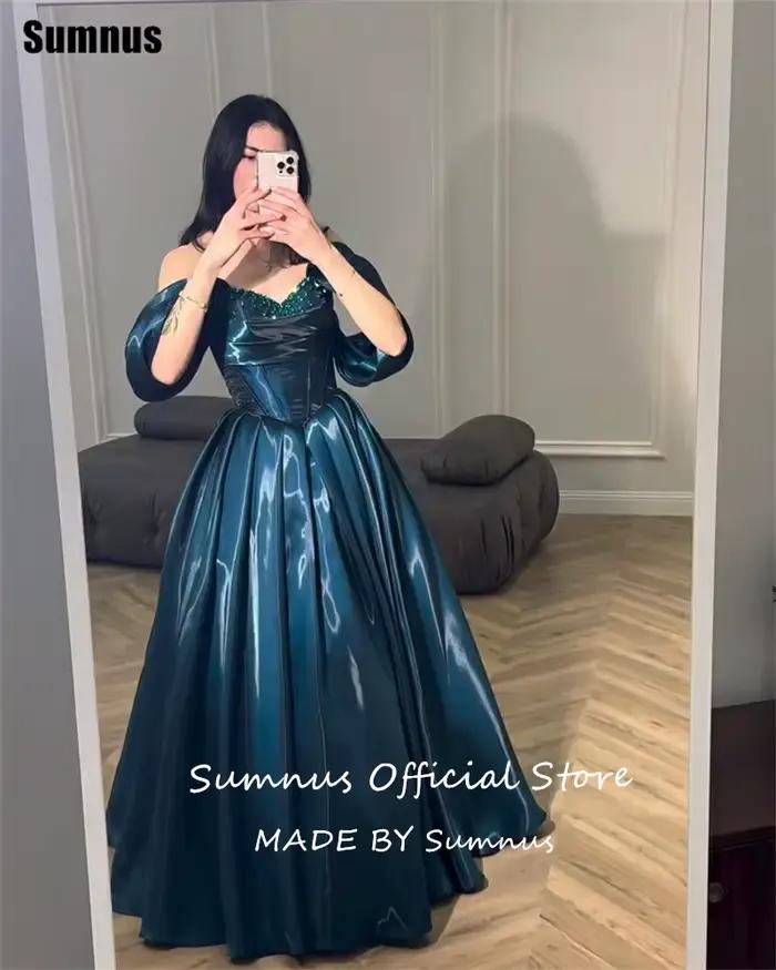 Robes de soirée Sumnus Princess coupe trapèze pour femmes