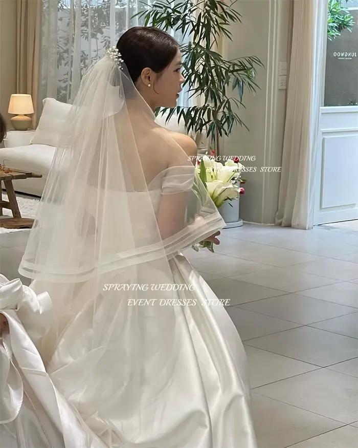 SPRAYING – Robe de mariée en Satin