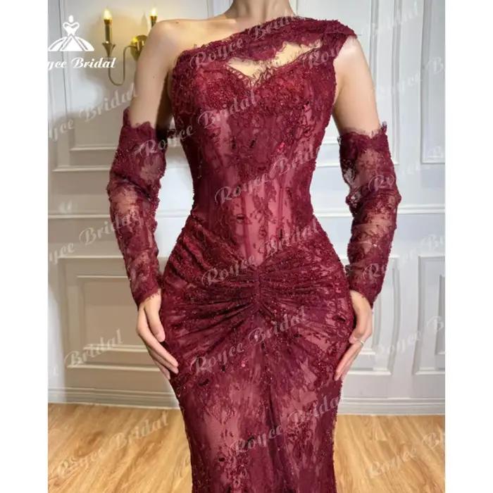Robes de soirée asymétriques chic 2026 avec perles et volants