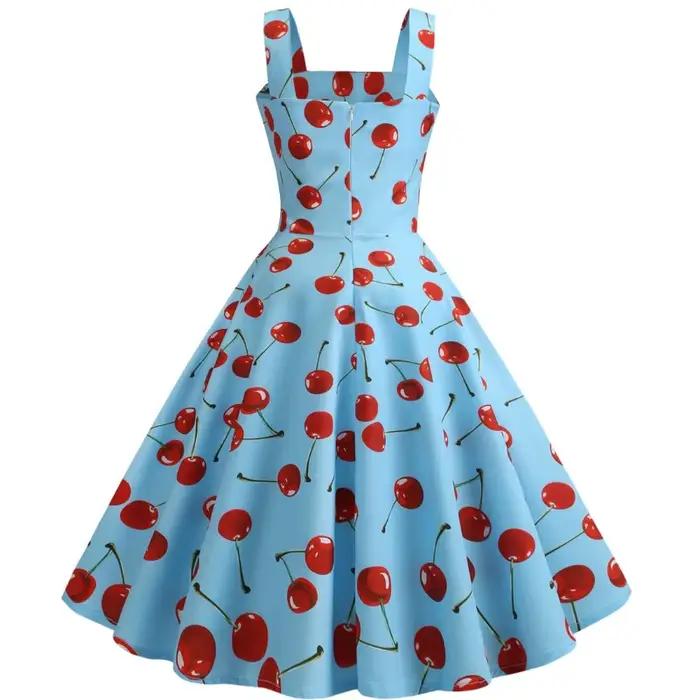 Robe de Cocktail Rockabilly Vintage pour femmes