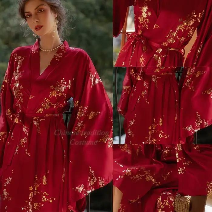 Robe Kimono de Luxe pour Femme