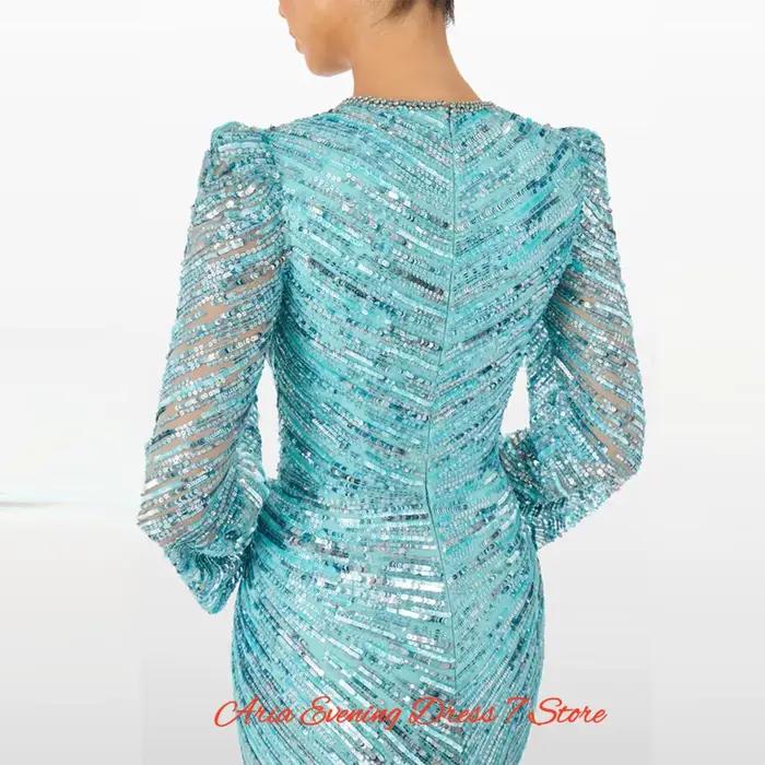 Robe de soirée en tulle à col en V