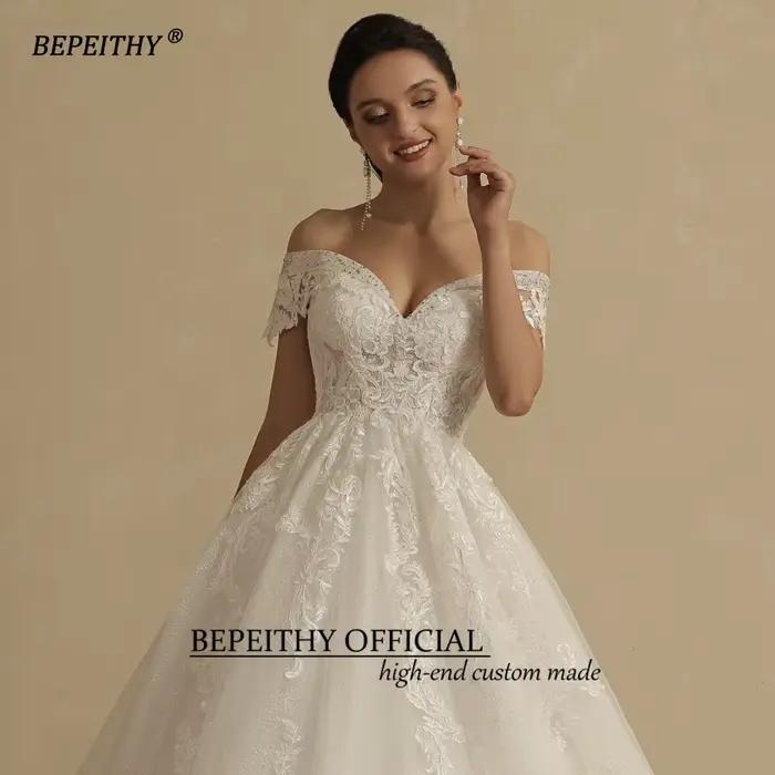 BEPEITHY personnalisé paillettes robes De mariée pour les femmes 2026
