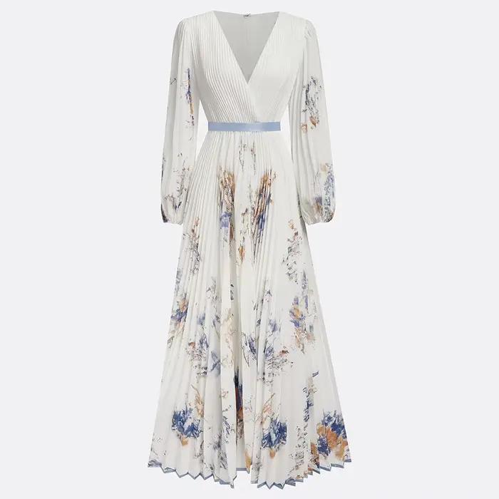 Robe élégante à manches longues pour femmes