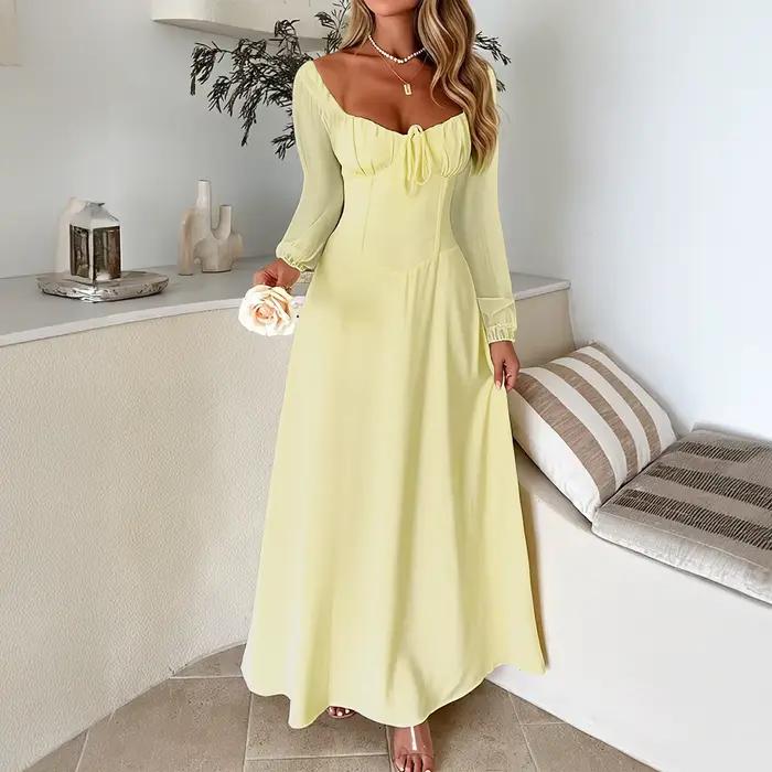 Robe de soirée élégante à manches courtes
