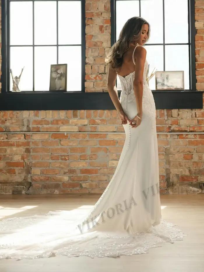VIKTORIA – robes de mariée sirène Vintage pour femmes