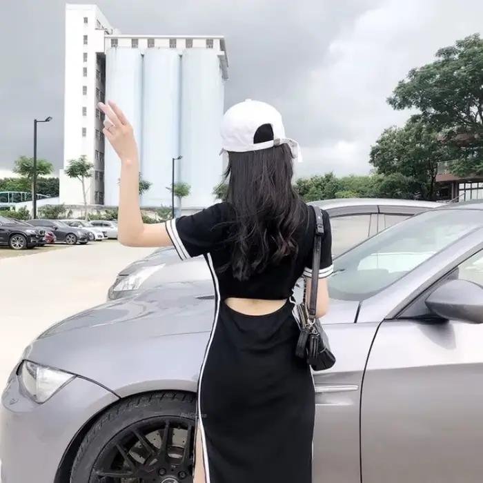 Robe femme noire robes pour femmes 2025 boîte de nuit Midi serré moulante vêtements Promotion tenues de luxe Harajuku à