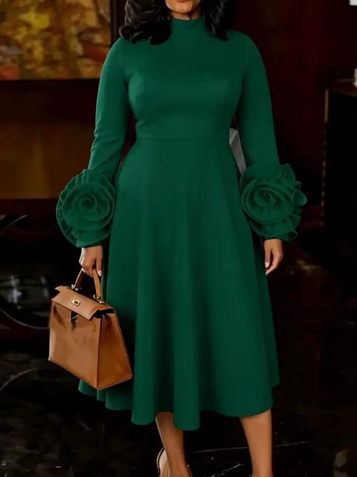 Robe élégante trapèze pour femme