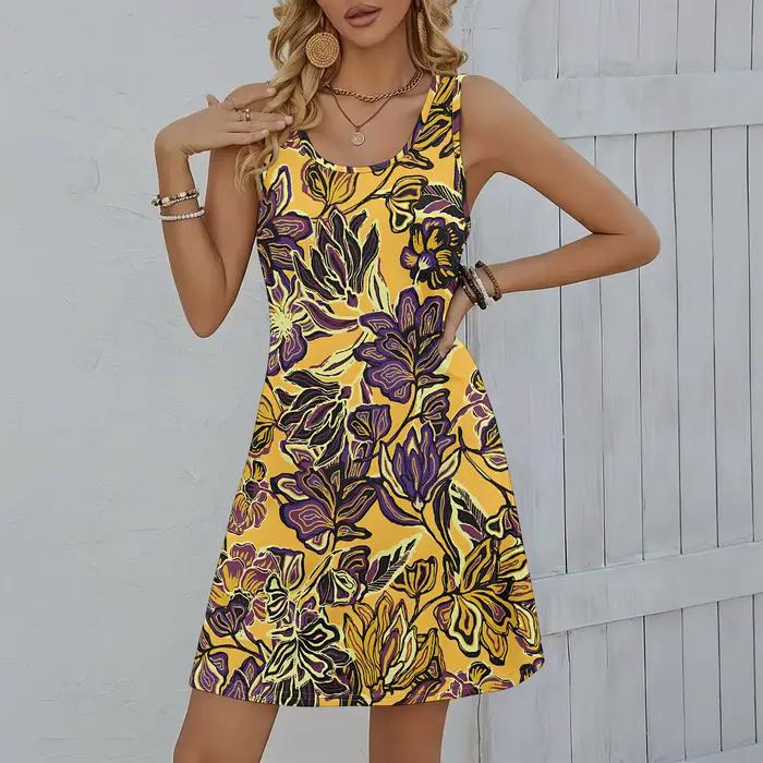 Robe d'été sans manches pour femmes