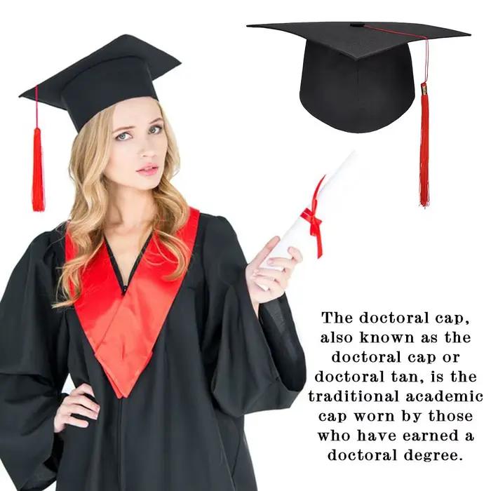 Ensemble de Robe de Cérémonie de Remise des Diplômes pour Adulte – Tenue Académique Universitaire Tissée
