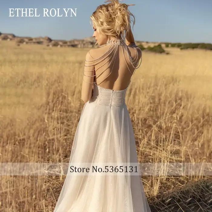 ETHEL ROLYN robe de mariée trapèze charmante cristal froncé chérie sans manches