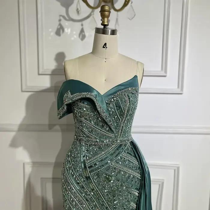 SERENE HILL-robe de soirée perlée