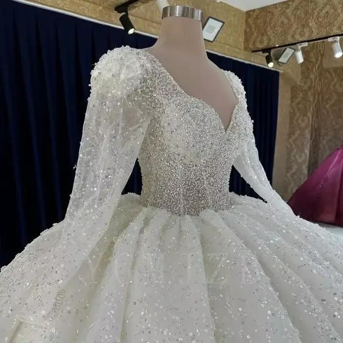 Robes de mariée scintillantes de luxe