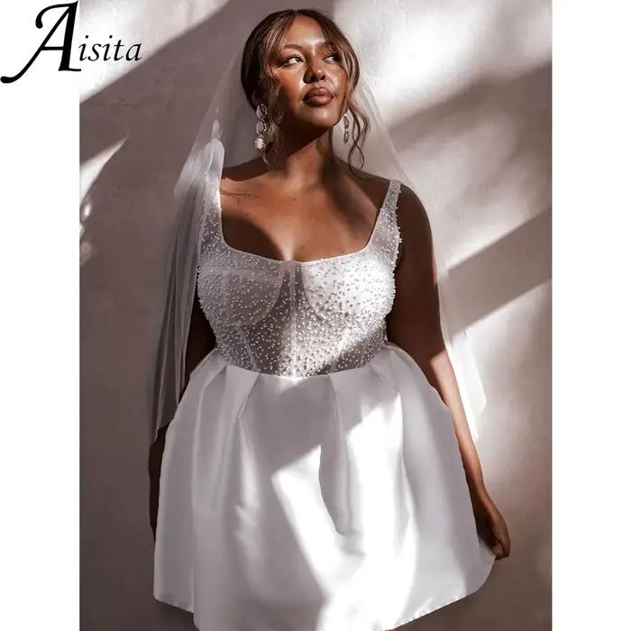 Robe de Mariée Courte Personnalisée