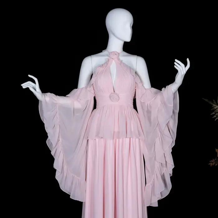 Robe de soirée sirène à manches longues Sharon Said – Soldes finales
