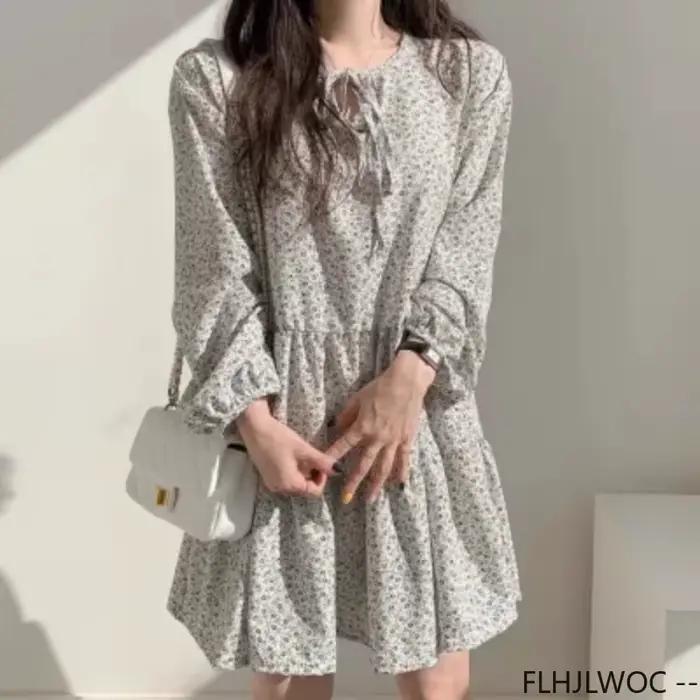 Robe Chic des Prairies Féminine Polyester Floral Chic des Prairies Pour Filles Occasions Spéciales