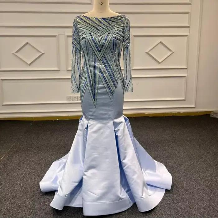 Eslieb-Robes de soirée avec perles