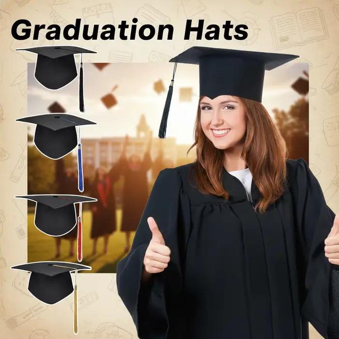 Ensemble de Robe de Cérémonie de Remise des Diplômes pour Adulte – Tenue Académique Universitaire Tissée